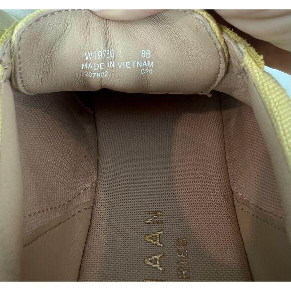 Cole Haan GrandPro Rally Women's Yellow Suede Canvas Lace Up Sneaker Shoes  8 - Picture 7 of 9